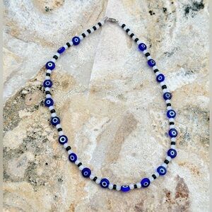 DARK BLUE EVIL EYE